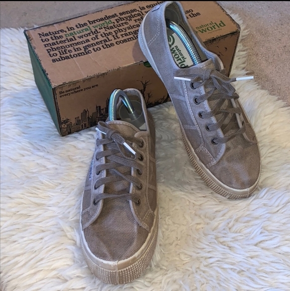 Natural World Shoes - Organic cotton Natural World Eco friendly  E20